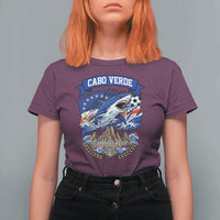 Cabo Verde Tubarões Azuis Soccer Pride T Shirt For Women Cape Verde Blue Sharks Football Fans