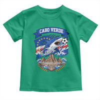 Cabo Verde Tubarões Azuis Soccer Pride Toddler T Shirt Cape Verde Blue Sharks Football Fans