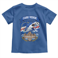Cabo Verde Tubarões Azuis Soccer Pride Toddler T Shirt Cape Verde Blue Sharks Football Fans