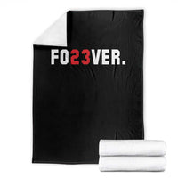 Classic Baseball Jersey Number 23 Throw Blanket Fo23ever #23 Vintage Sports Fan - Wonder Print Shop