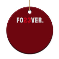 Classic Baseball Jersey Number 23 Ceramic Ornament Fo23ever #23 Vintage Sports Fan - Wonder Print Shop