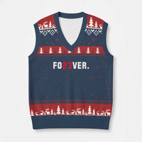 Classic Baseball Jersey Number 23 V-Neck Knit Sweater Vest Fo23ever #23 Vintage Sports Fan - Wonder Print Shop