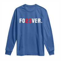 Classic Baseball Jersey Number 23 Long Sleeve Shirt Fo23ever #23 Vintage Sports Fan - Wonder Print Shop