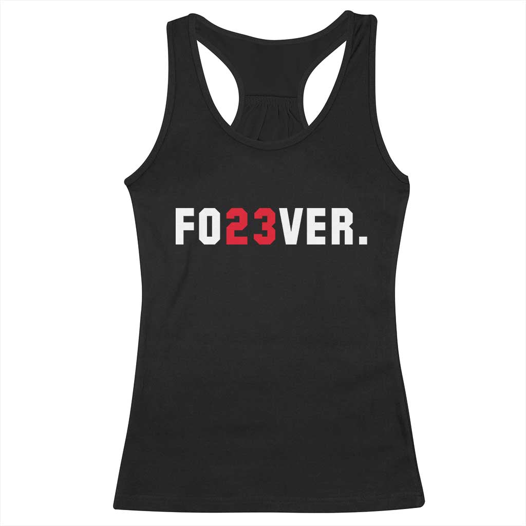 Classic Baseball Jersey Number 23 Racerback Tank Top Fo23ever #23 Vintage Sports Fan - Wonder Print Shop
