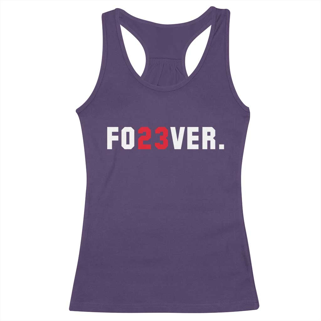 Classic Baseball Jersey Number 23 Racerback Tank Top Fo23ever #23 Vintage Sports Fan - Wonder Print Shop