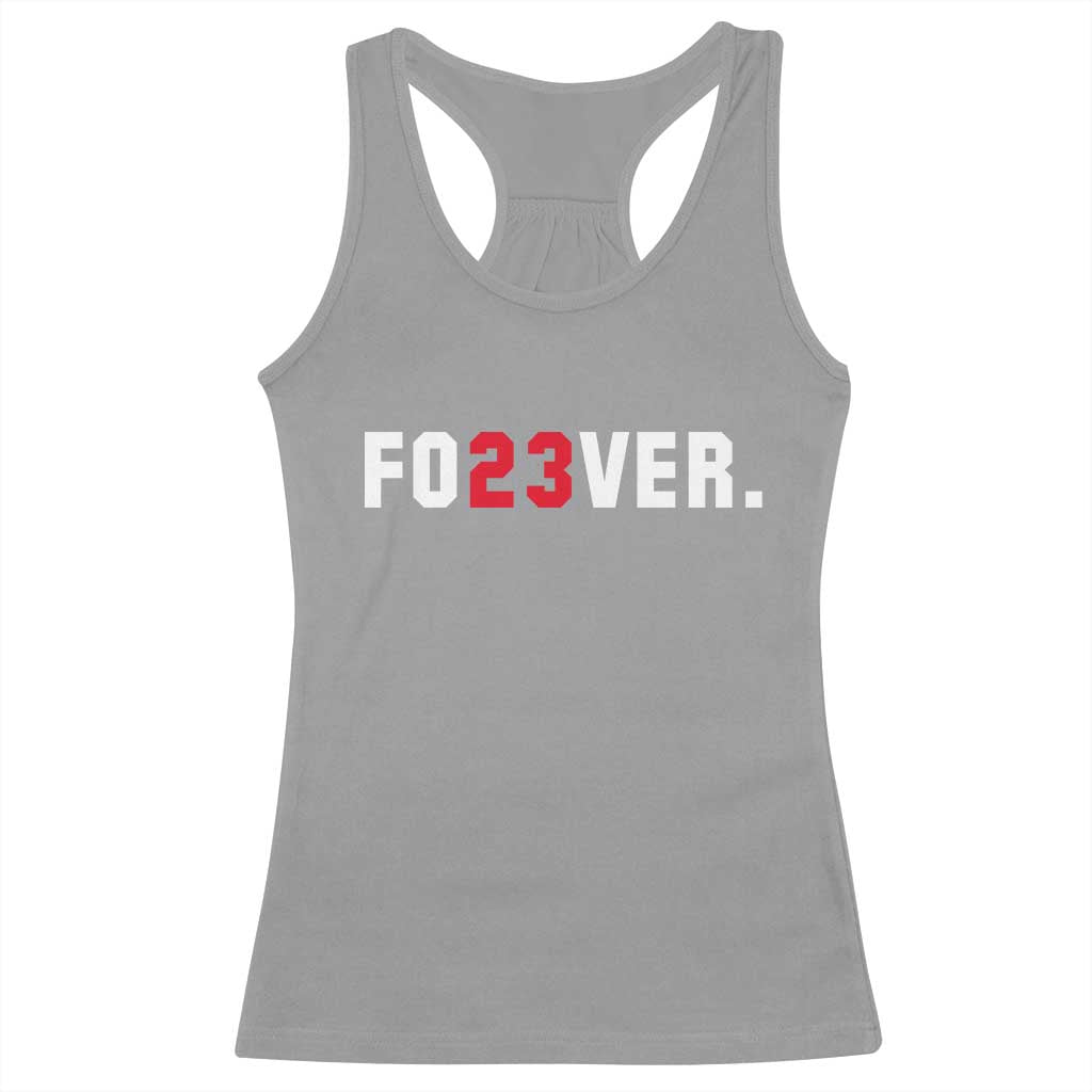 Classic Baseball Jersey Number 23 Racerback Tank Top Fo23ever #23 Vintage Sports Fan - Wonder Print Shop