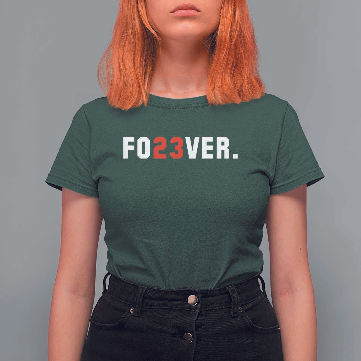 Classic Baseball Jersey Number 23 T Shirt For Women Fo23ever #23 Vintage Sports Fan - Wonder Print Shop