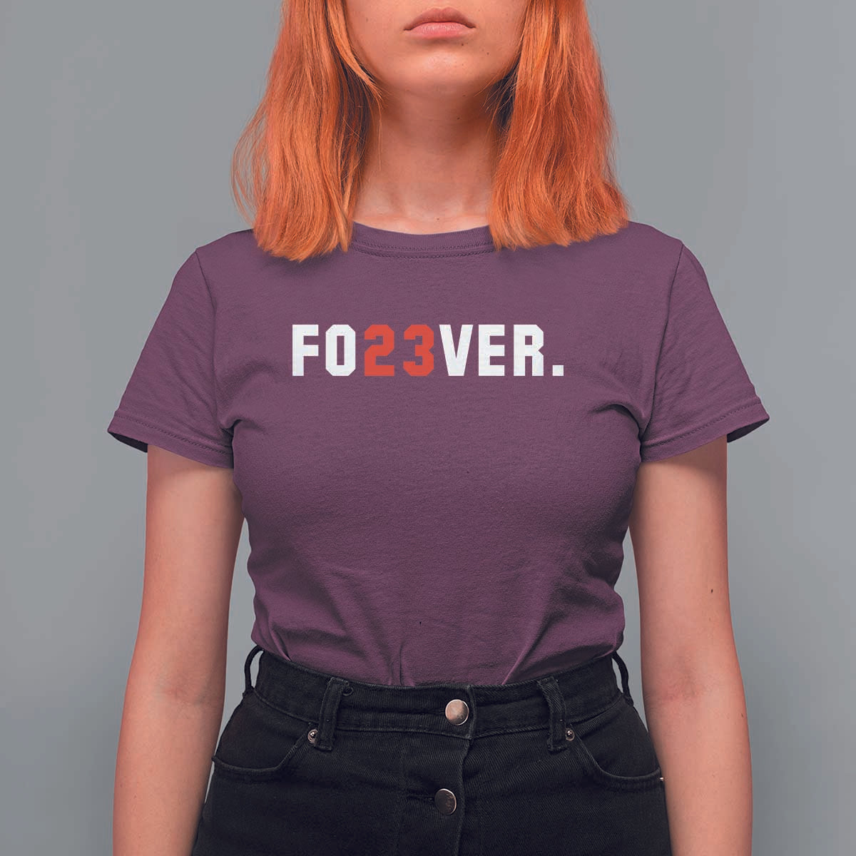 Classic Baseball Jersey Number 23 T Shirt For Women Fo23ever #23 Vintage Sports Fan - Wonder Print Shop