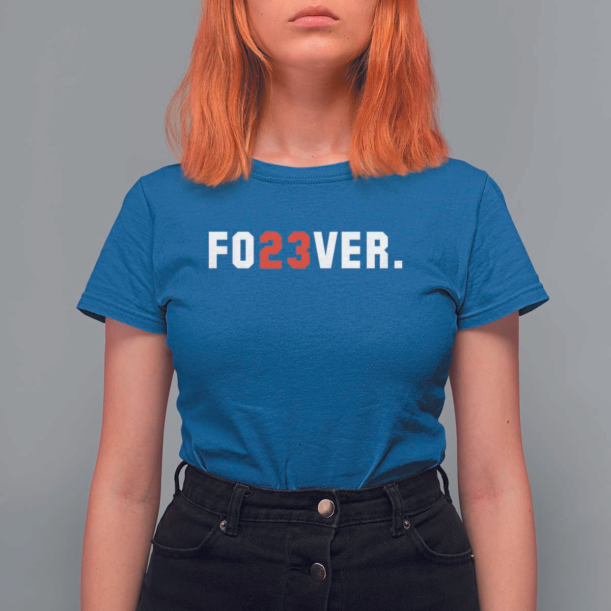 Classic Baseball Jersey Number 23 T Shirt For Women Fo23ever #23 Vintage Sports Fan - Wonder Print Shop