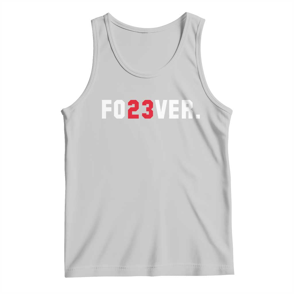 Classic Baseball Jersey Number 23 Tank Top Fo23ever #23 Vintage Sports Fan - Wonder Print Shop