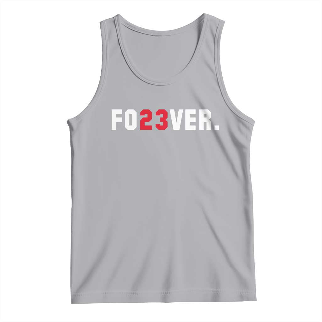 Classic Baseball Jersey Number 23 Tank Top Fo23ever #23 Vintage Sports Fan - Wonder Print Shop