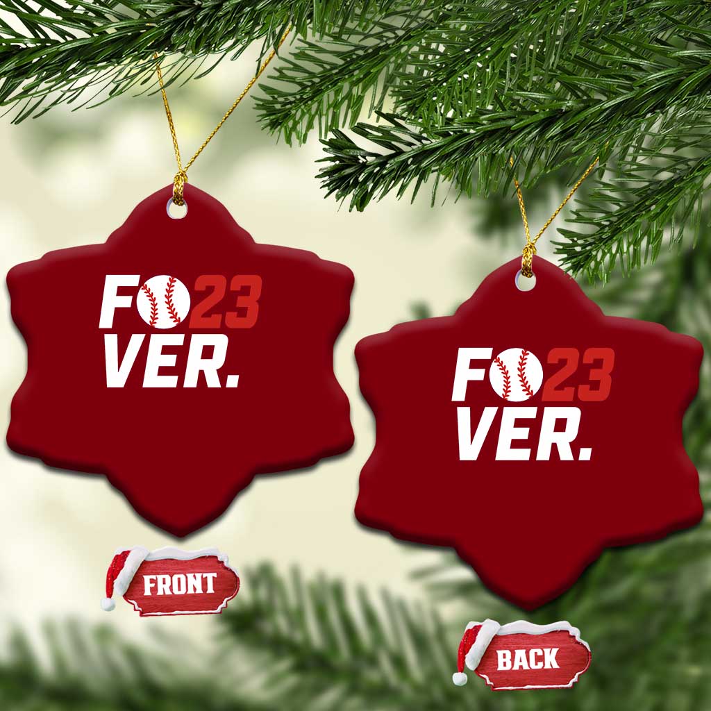 Classic Baseball Jersey Number 23 Ceramic Ornament Fo23ever #23 Ball Sports Fan - Wonder Print Shop