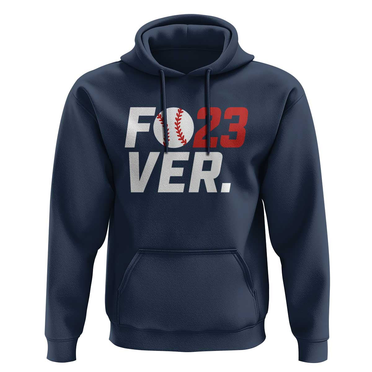 Classic Baseball Jersey Number 23 Hoodie Fo23ever #23 Ball Sports Fan - Wonder Print Shop