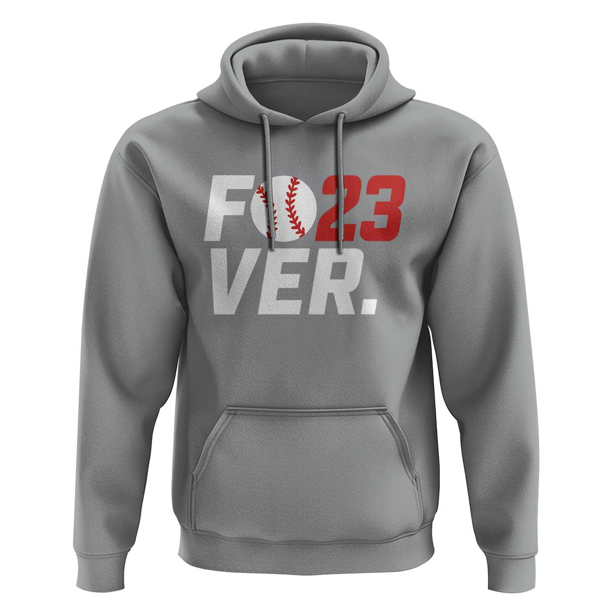 Classic Baseball Jersey Number 23 Hoodie Fo23ever #23 Ball Sports Fan - Wonder Print Shop