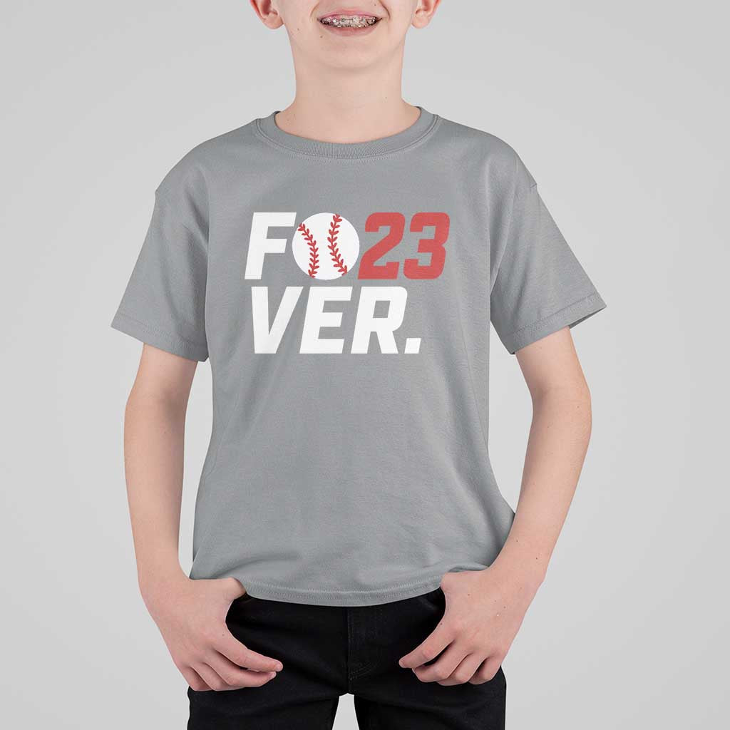 Classic Baseball Jersey Number 23 T Shirt For Kid Fo23ever #23 Ball Sports Fan - Wonder Print Shop