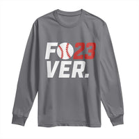 Classic Baseball Jersey Number 23 Long Sleeve Shirt Fo23ever #23 Ball Sports Fan - Wonder Print Shop