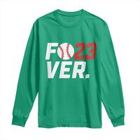Classic Baseball Jersey Number 23 Long Sleeve Shirt Fo23ever #23 Ball Sports Fan - Wonder Print Shop