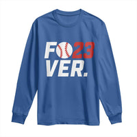 Classic Baseball Jersey Number 23 Long Sleeve Shirt Fo23ever #23 Ball Sports Fan - Wonder Print Shop