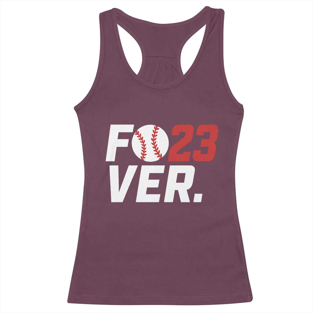 Classic Baseball Jersey Number 23 Racerback Tank Top Fo23ever #23 Ball Sports Fan - Wonder Print Shop
