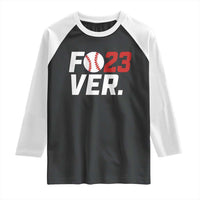 Classic Baseball Jersey Number 23 Raglan Shirt Fo23ever #23 Ball Sports Fan - Wonder Print Shop