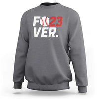 Classic Baseball Jersey Number 23 Sweatshirt Fo23ever #23 Ball Sports Fan - Wonder Print Shop