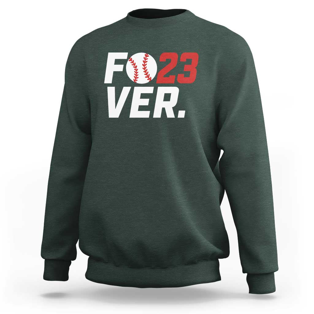 Classic Baseball Jersey Number 23 Sweatshirt Fo23ever #23 Ball Sports Fan - Wonder Print Shop