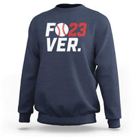 Classic Baseball Jersey Number 23 Sweatshirt Fo23ever #23 Ball Sports Fan - Wonder Print Shop