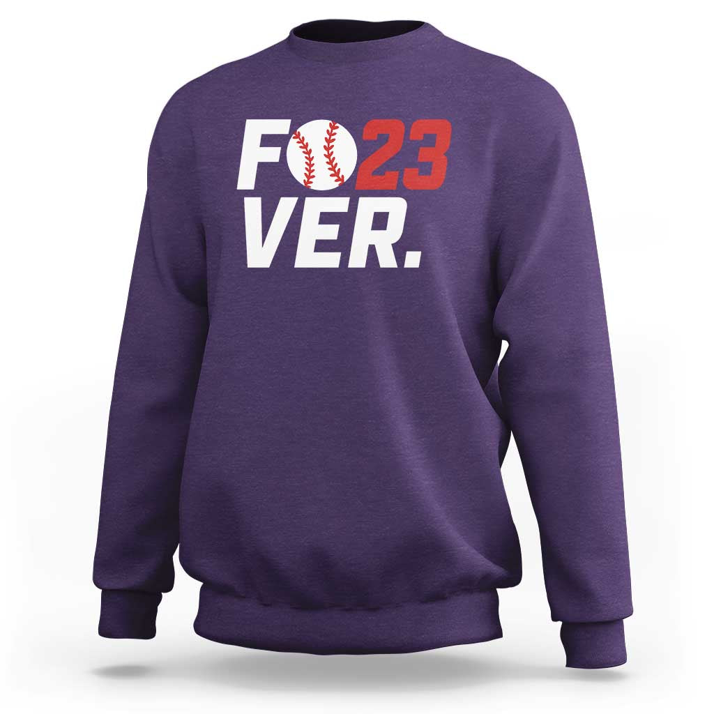 Classic Baseball Jersey Number 23 Sweatshirt Fo23ever #23 Ball Sports Fan - Wonder Print Shop