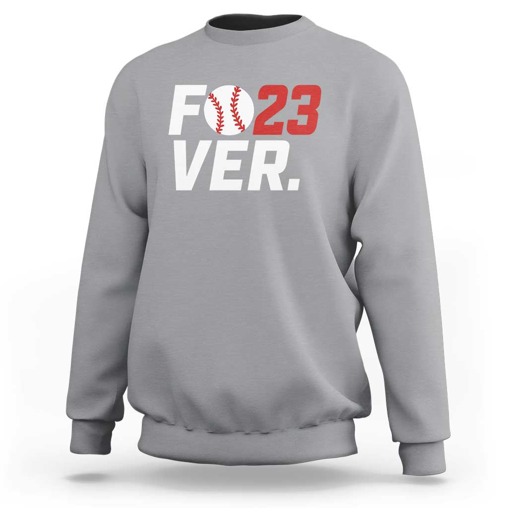 Classic Baseball Jersey Number 23 Sweatshirt Fo23ever #23 Ball Sports Fan - Wonder Print Shop