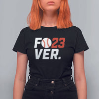 Classic Baseball Jersey Number 23 T Shirt For Women Fo23ever #23 Ball Sports Fan - Wonder Print Shop