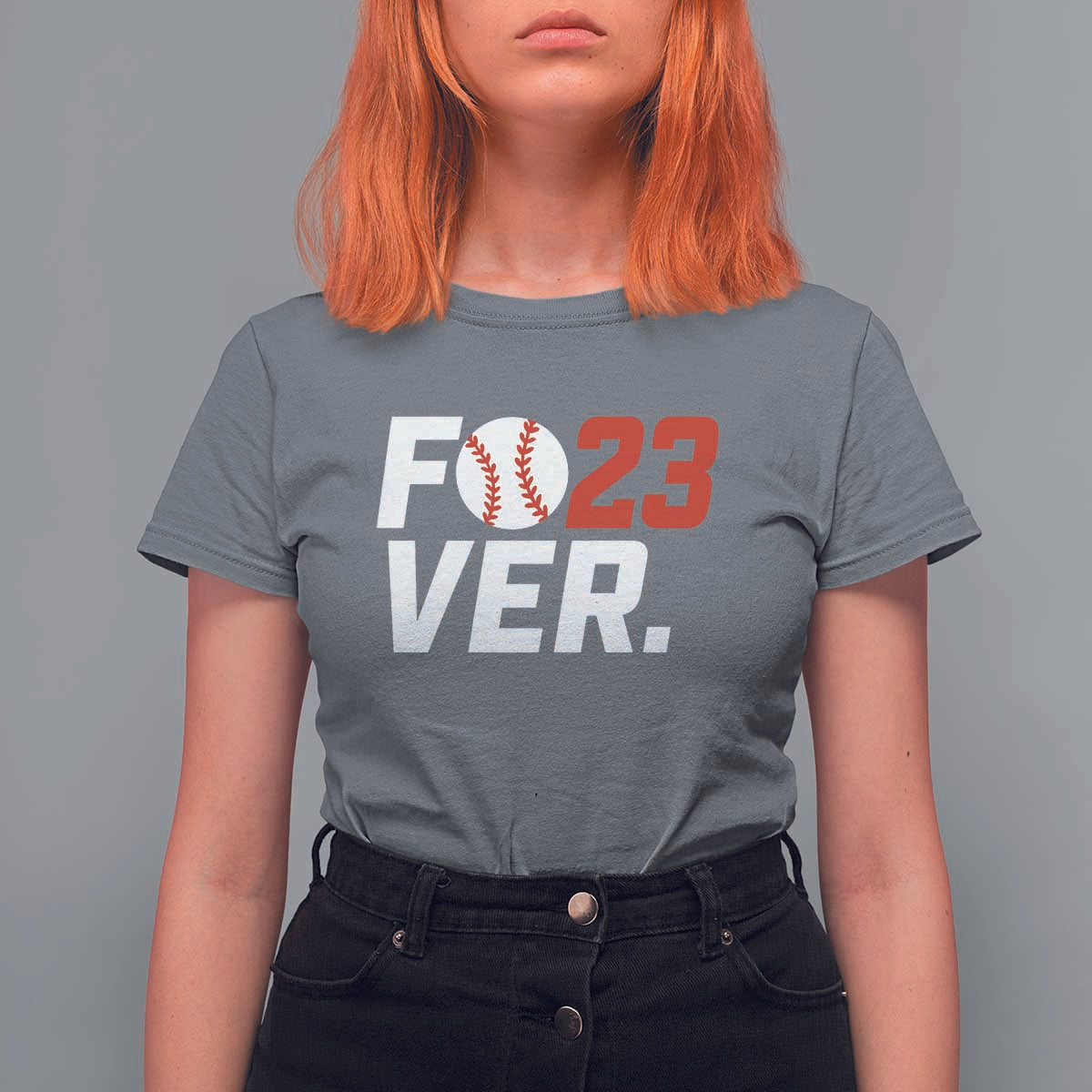 Classic Baseball Jersey Number 23 T Shirt For Women Fo23ever #23 Ball Sports Fan - Wonder Print Shop