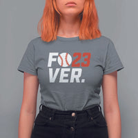 Classic Baseball Jersey Number 23 T Shirt For Women Fo23ever #23 Ball Sports Fan - Wonder Print Shop