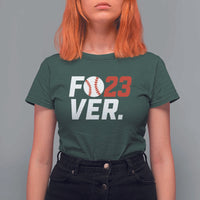 Classic Baseball Jersey Number 23 T Shirt For Women Fo23ever #23 Ball Sports Fan - Wonder Print Shop