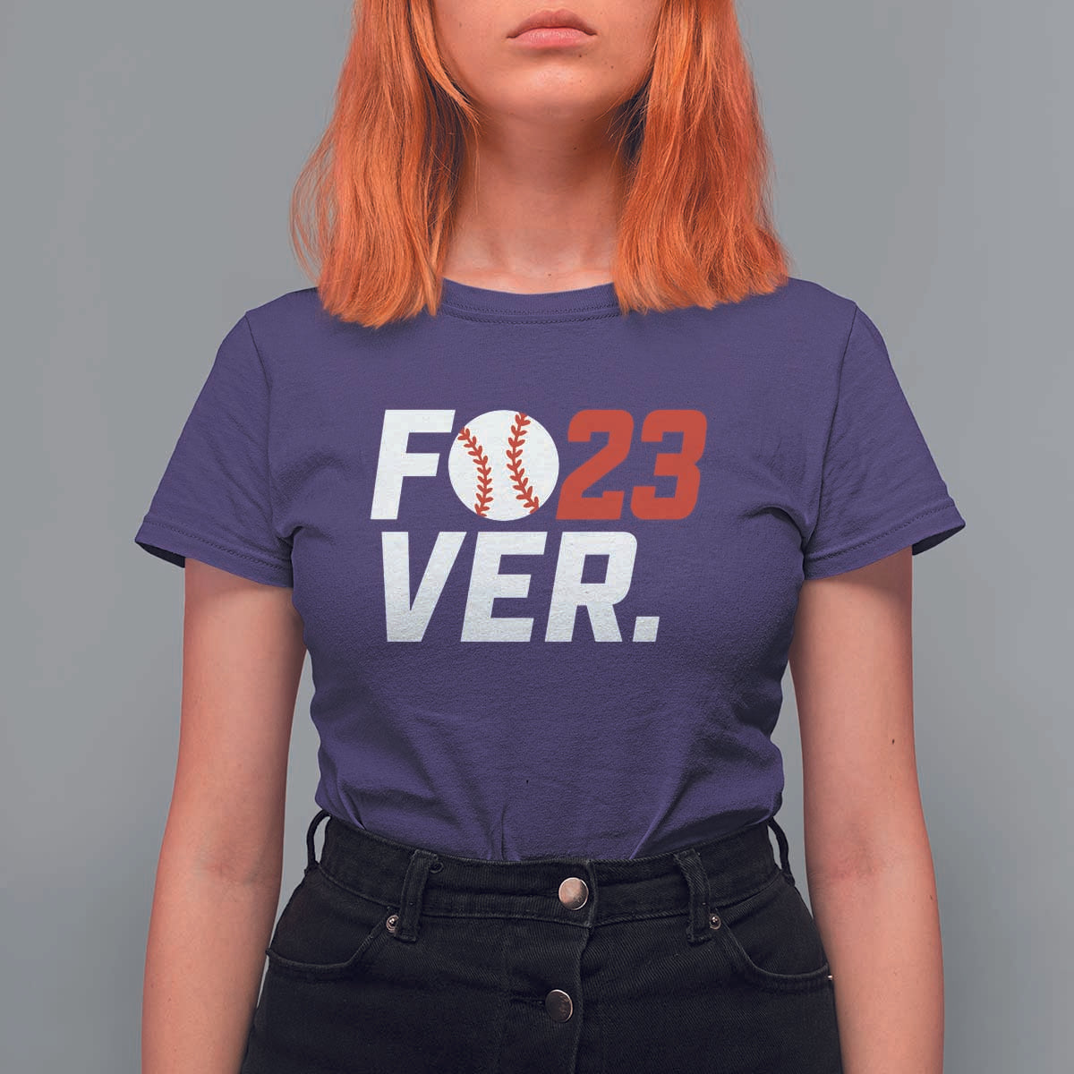 Classic Baseball Jersey Number 23 T Shirt For Women Fo23ever #23 Ball Sports Fan - Wonder Print Shop