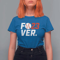 Classic Baseball Jersey Number 23 T Shirt For Women Fo23ever #23 Ball Sports Fan - Wonder Print Shop