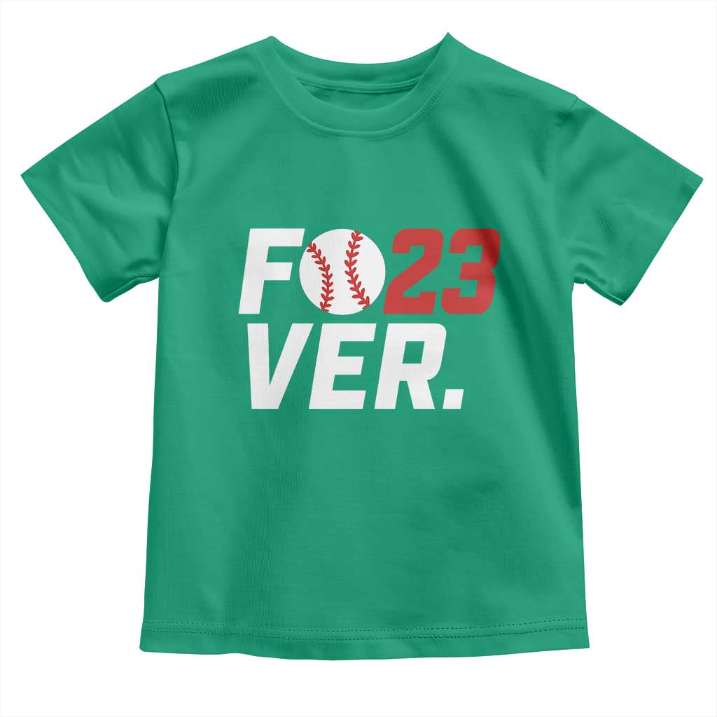 Classic Baseball Jersey Number 23 Toddler T Shirt Fo23ever #23 Ball Sports Fan - Wonder Print Shop