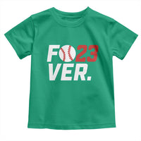 Classic Baseball Jersey Number 23 Toddler T Shirt Fo23ever #23 Ball Sports Fan - Wonder Print Shop