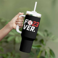 Classic Baseball Jersey Number 23 Tumbler With Handle Fo23ever #23 Ball Sports Fan - Wonder Print Shop