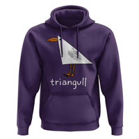 Triangull Funny Triangle Seagull Meme Hoodie Geometry Bird Pun Minimalist Coastal Graphic