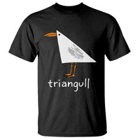 Triangull Funny Triangle Seagull Meme T Shirt Geometry Bird Pun Minimalist Coastal Graphic