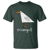 Triangull Funny Triangle Seagull Meme T Shirt Geometry Bird Pun Minimalist Coastal Graphic