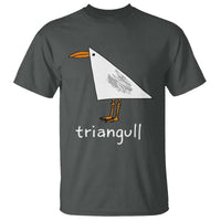 Triangull Funny Triangle Seagull Meme T Shirt Geometry Bird Pun Minimalist Coastal Graphic