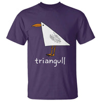 Triangull Funny Triangle Seagull Meme T Shirt Geometry Bird Pun Minimalist Coastal Graphic