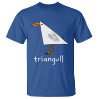 Triangull Funny Triangle Seagull Meme T Shirt Geometry Bird Pun Minimalist Coastal Graphic