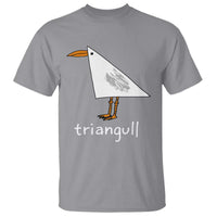 Triangull Funny Triangle Seagull Meme T Shirt Geometry Bird Pun Minimalist Coastal Graphic