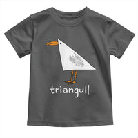 Triangull Funny Triangle Seagull Meme Toddler T Shirt Geometry Bird Pun Minimalist Coastal Graphic
