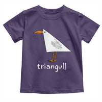 Triangull Funny Triangle Seagull Meme Toddler T Shirt Geometry Bird Pun Minimalist Coastal Graphic