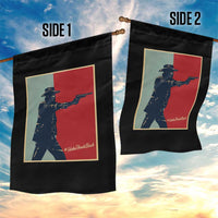 Idaho Shoots Back Vintage Pop Art Poster Style Graphic Garden Flag