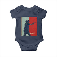 Idaho Shoots Back Vintage Pop Art Poster Style Graphic Baby Onesie