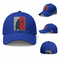 Idaho Shoots Back Vintage Pop Art Poster Style Graphic Baseball Cap